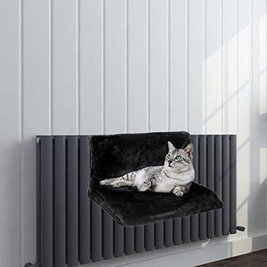 Cat Radiator Bed Black